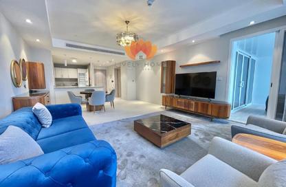 Apartment - 1 Bedroom - 1 Bathroom for rent in Lusail Marina Heights - Marina District - Lusail