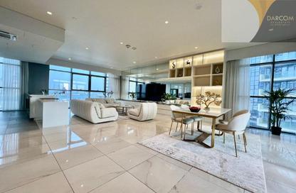 Apartment - 1 Bedroom - 2 Bathrooms for rent in Seef Lusail Tower 1 - Seef Lusail - Lusail City - Lusail Apartment - 1 Bedroom - 2 Bathrooms for rent in Seef Lusail Tower 1 - Seef Lusail - Lusail City - Lusail