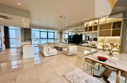 Apartment - 1 Bedroom - 2 Bathrooms for rent in Seef Lusail Tower 1 - Seef Lusail - Lusail City - Lusail Apartment - 1 Bedroom - 2 Bathrooms for rent in Seef Lusail Tower 1 - Seef Lusail - Lusail City - Lusail