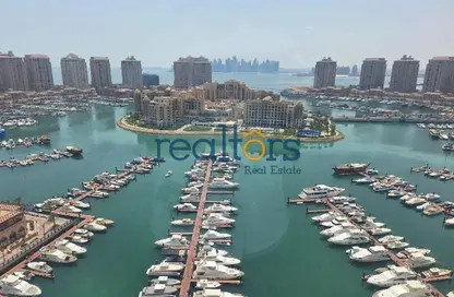 Apartment - Studio - 1 Bathroom for rent in Tower 14 - Porto Arabia - The Pearl Island - Doha