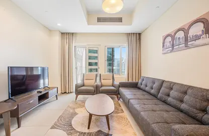 Apartment - 2 Bedrooms - 3 Bathrooms for rent in Lusail Residence - Marina District - Lusail