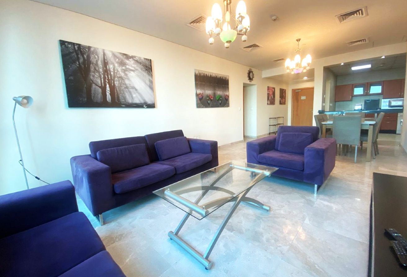 2 BHK+Maid Room Semi-Furnished in ZigZag 7.5K