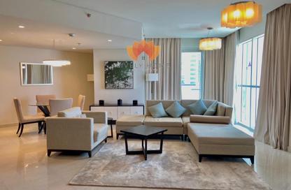 Apartment - 2 Bedrooms - 3 Bathrooms for rent in Lusail Marina Heights - Marina District - Lusail