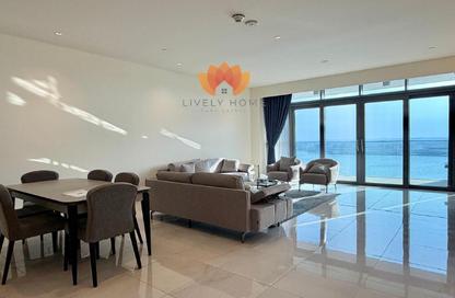 Apartment - 2 Bedrooms - 4 Bathrooms for rent in Seef Lusail Tower 1 - Seef Lusail - Lusail City - Lusail