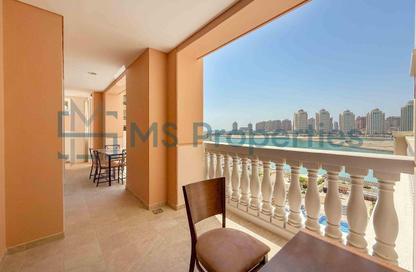 Apartment - 1 Bedroom - 2 Bathrooms for rent in Viva West - Viva Bahriyah - The Pearl Island - Doha Apartment - 1 Bedroom - 2 Bathrooms for rent in Viva West - Viva Bahriyah - The Pearl Island - Doha