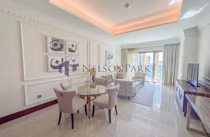 شقة - غرفة نوم - 2 حمامات للايجار في The St. Regis Marsa Arabia Island - Marsa Arabia - جزيرة اللؤلؤة - الدوحة