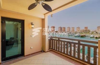 Apartment - 2 Bedrooms - 3 Bathrooms for sale in West Porto Drive - Porto Arabia - The Pearl Island - Doha
