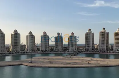 Apartment - 1 Bedroom - 2 Bathrooms for rent in Al Mutahidah Tower - Viva Bahriyah - The Pearl Island - Doha