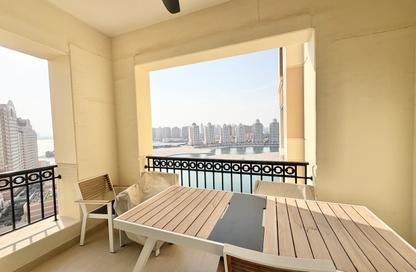 Apartment - 2 - 3 for rent in Viva West - Viva Bahriyah - The Pearl Island - Doha