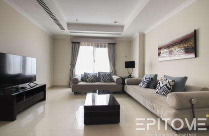 Apartment - 1 Bedroom - 1 Bathroom for rent in Tower 15 - Porto Arabia - The Pearl Island - Doha