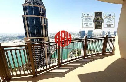 Apartment - 1 Bedroom - 2 Bathrooms for rent in Abraj Bay - Abraj Quartiers - The Pearl Island - Doha