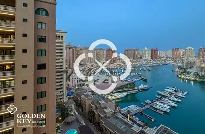 Apartment - 2 Bedrooms - 3 Bathrooms for rent in West Porto Drive - Porto Arabia - The Pearl Island - Doha