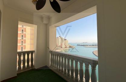 Apartment - Studio - 1 Bathroom for rent in Viva East - Viva Bahriyah - The Pearl Island - Doha