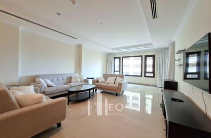 Apartment - 1 Bedroom - 2 Bathrooms for rent in East Porto Drive - Porto Arabia - The Pearl Island - Doha