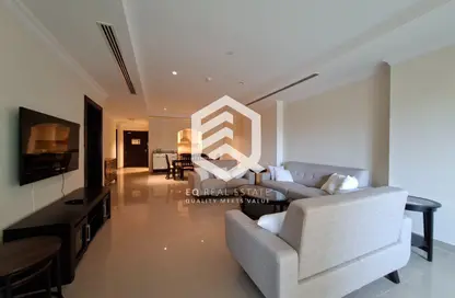 شقة - غرفة نوم - 2 حمامات للايجار في طريق بورتو الشرقي - بورتو أرابيا - جزيرة اللؤلؤة - الدوحة