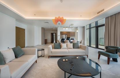 Apartment - 4 Bedrooms - 5 Bathrooms for rent in Lusail Marina Heights - Marina District - Lusail