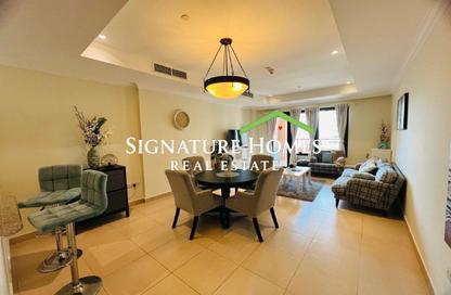 Apartment - 1 - 2 for rent in Tower 5 - Porto Arabia - The Pearl Island - Doha