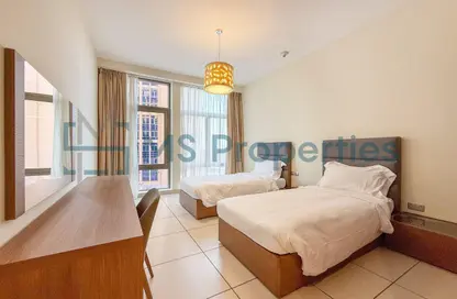 شقة - 2 غرف نوم - 3 حمامات للايجار في شارع الدبلوماسي - الخليج الغربي - الدوحة