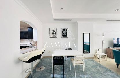 Apartment - 1 Bedroom - 2 Bathrooms for rent in East Porto Drive - Porto Arabia - The Pearl Island - Doha Apartment - 1 Bedroom - 2 Bathrooms for rent in East Porto Drive - Porto Arabia - The Pearl Island - Doha