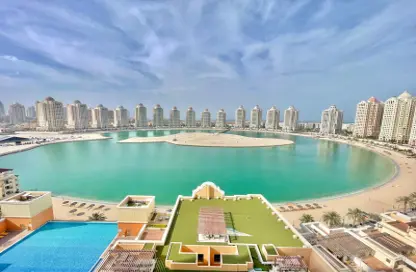 Apartment - 1 Bedroom - 2 Bathrooms for rent in Al Mutahidah Tower - Viva Bahriyah - The Pearl Island - Doha