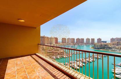 Apartment - 2 Bedrooms - 3 Bathrooms for sale in East Porto Drive - Porto Arabia - The Pearl Island - Doha Apartment - 2 Bedrooms - 3 Bathrooms for sale in East Porto Drive - Porto Arabia - The Pearl Island - Doha