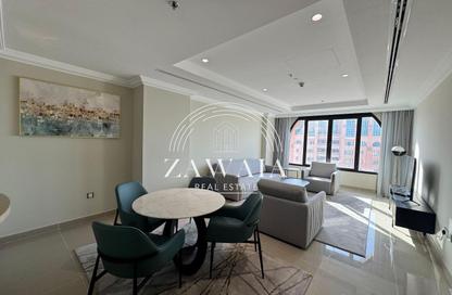 Apartment - 1 Bedroom - 2 Bathrooms for rent in East Porto Drive - Porto Arabia - The Pearl Island - Doha