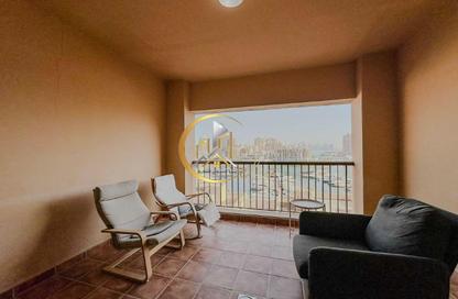 Apartment - Studio - 1 Bathroom for rent in Tower 13 - Porto Arabia - The Pearl Island - Doha