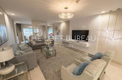 Apartment - 3 - 4 for rent in Al Mutahidah Tower - Viva Bahriyah - The Pearl Island - Doha