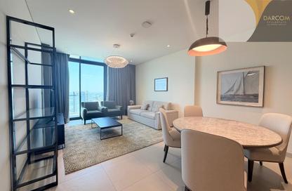 Apartment - 1 - 2 for rent in Lusail Marina Heights - Marina District - Lusail