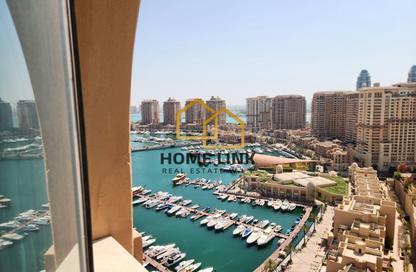Apartment - 1 Bedroom - 2 Bathrooms for rent in West Porto Drive - Porto Arabia - The Pearl Island - Doha