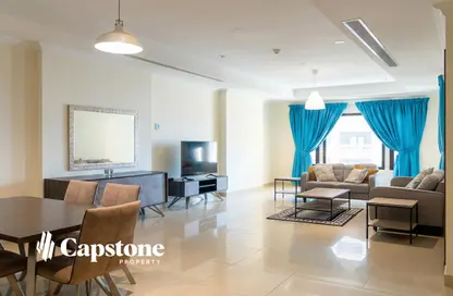 Apartment - 1 Bedroom - 2 Bathrooms for rent in West Porto Drive - Porto Arabia - The Pearl Island - Doha