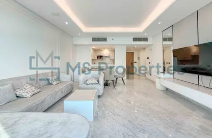 Apartment - 2 Bedrooms - 3 Bathrooms for rent in Lusail Marina Heights - Marina District - Lusail
