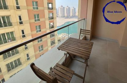 Apartment - Studio - 1 for rent in Viva West - Viva Bahriyah - The Pearl Island - Doha