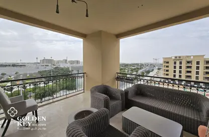 Apartment - 3 Bedrooms - 4 Bathrooms for rent in Piazza 3 - La Piazza - Fox Hills - Lusail