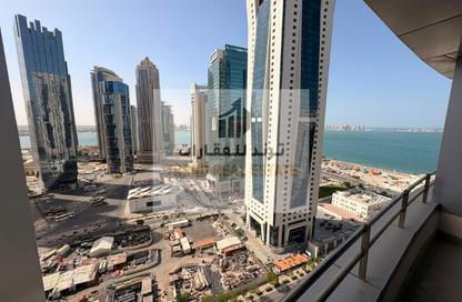 Apartment - 2 Bedrooms - 2 Bathrooms for rent in Regency Residence Tower - West Bay - Doha