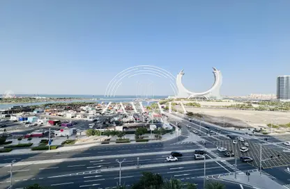 Apartment - 1 Bedroom - 2 Bathrooms for rent in Lusail Marina Heights - Marina District - Lusail Apartment - 1 Bedroom - 2 Bathrooms for rent in Lusail Marina Heights - Marina District - Lusail