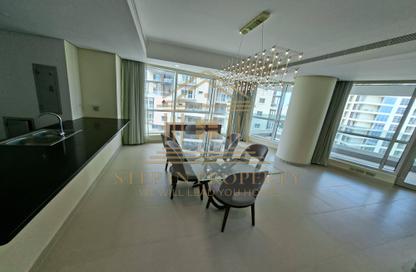 Apartment - 1 Bedroom - 2 Bathrooms for rent in Lusail Marina Heights - Marina District - Lusail