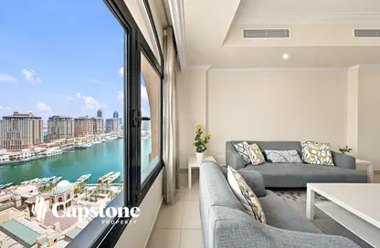 Apartment - 1 Bedroom - 2 Bathrooms for rent in Marina Gate - Porto Arabia - The Pearl Island - Doha Apartment - 1 Bedroom - 2 Bathrooms for rent in Marina Gate - Porto Arabia - The Pearl Island - Doha