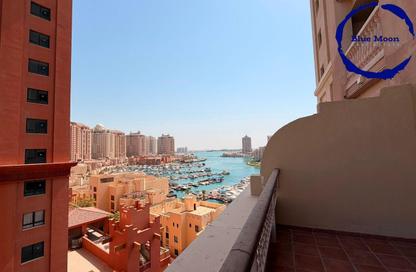 Apartment - 1 Bedroom - 2 Bathrooms for rent in West Porto Drive - Porto Arabia - The Pearl Island - Doha