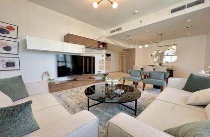 Apartment - 2 Bedrooms - 4 Bathrooms for rent in Marina Residences 195 - Marina District - Lusail