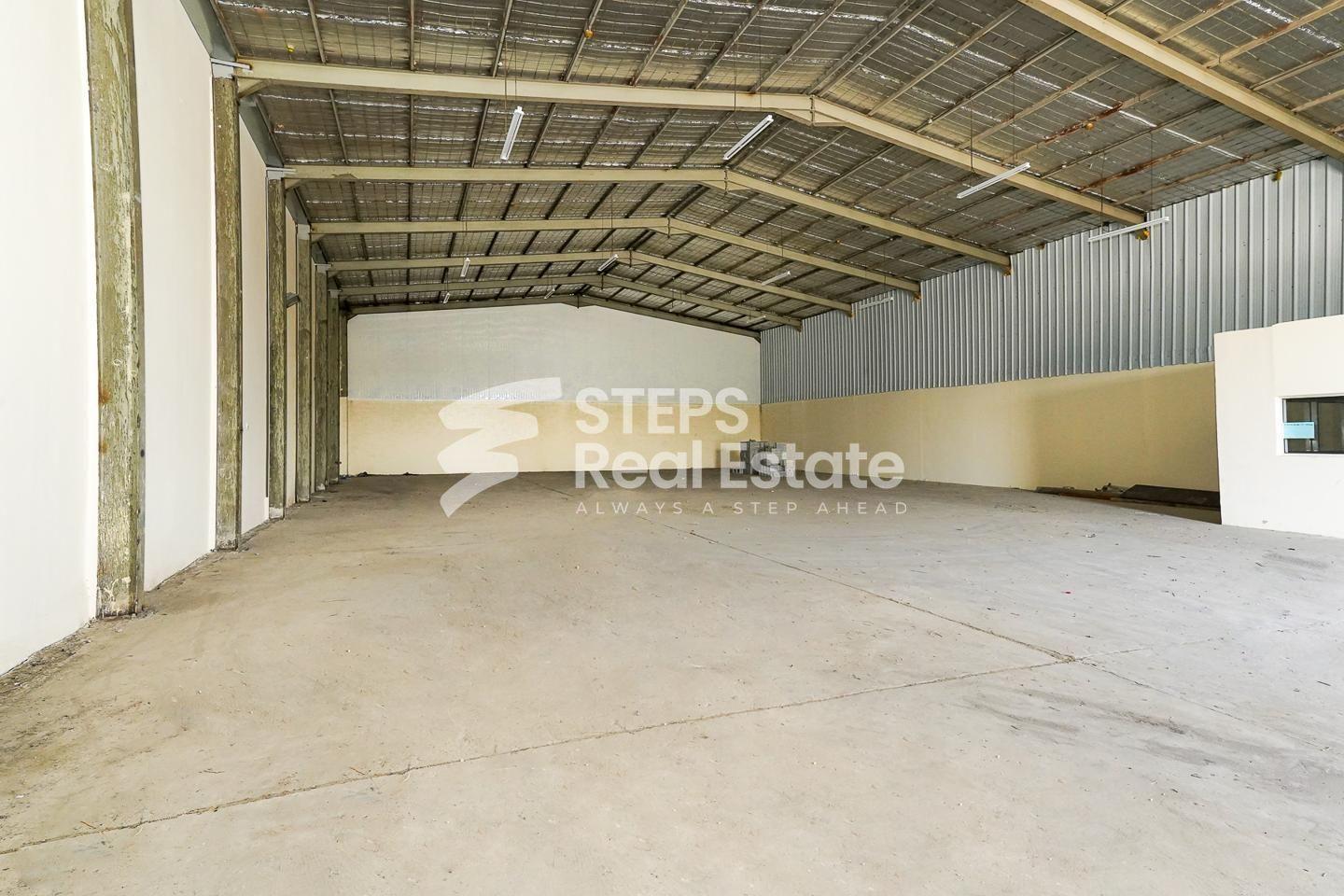 Spacious Warehouse for Rent in Industrial Area