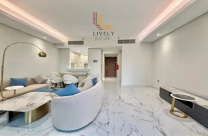 Apartment - 2 Bedrooms - 3 Bathrooms for rent in Lusail Marina Heights - Marina District - Lusail