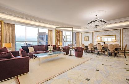 Hotel Apartments - 4 Bedrooms - 4 Bathrooms for rent in West Bay Tower - West Bay - West Bay - Doha