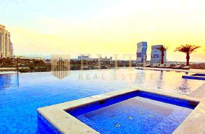 Apartment - 2 - 4 for rent in Lusail Marina Heights - Marina District - Lusail