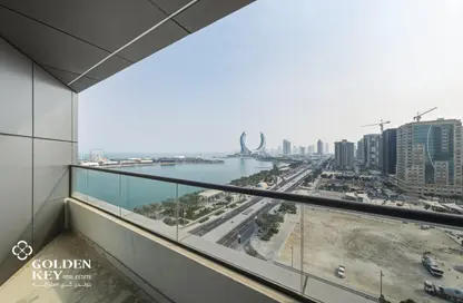 Apartment - 2 Bedrooms - 3 Bathrooms for rent in Marina Tower 02 - Marina District - Lusail