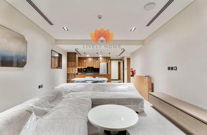 Apartment - Studio - 1 Bathroom for rent in Lusail Marina Heights - Marina District - Lusail