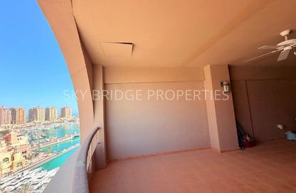 Apartment - 2 Bedrooms - 3 Bathrooms for rent in East Porto Drive - Porto Arabia - The Pearl Island - Doha