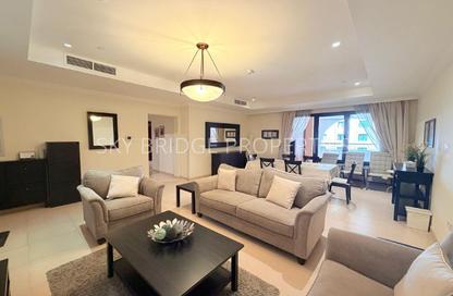 Apartment - 2 Bedrooms - 3 Bathrooms for rent in East Porto Drive - Porto Arabia - The Pearl Island - Doha