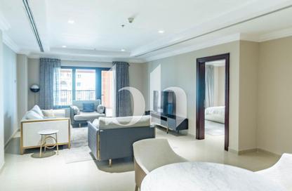 Apartment - 1 Bedroom - 2 Bathrooms for rent in West Porto Drive - Porto Arabia - The Pearl Island - Doha Apartment - 1 Bedroom - 2 Bathrooms for rent in West Porto Drive - Porto Arabia - The Pearl Island - Doha