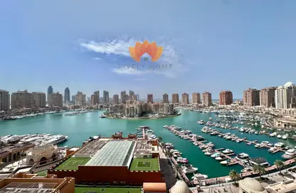 شقة - 1 حمام للايجار في طريق بورتو الغربي - بورتو أرابيا - جزيرة اللؤلؤة - الدوحة